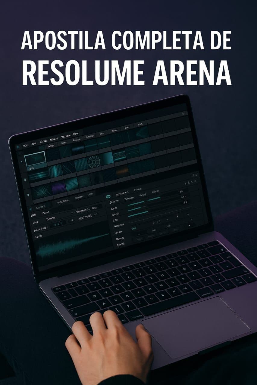 🎚️ Apostila Completa de Resolume Arena — Domine o Software de VJ do Zero ao Avançado!