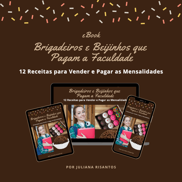 eBook Brigadeiros e Beijinhos que Pagam a Faculdade