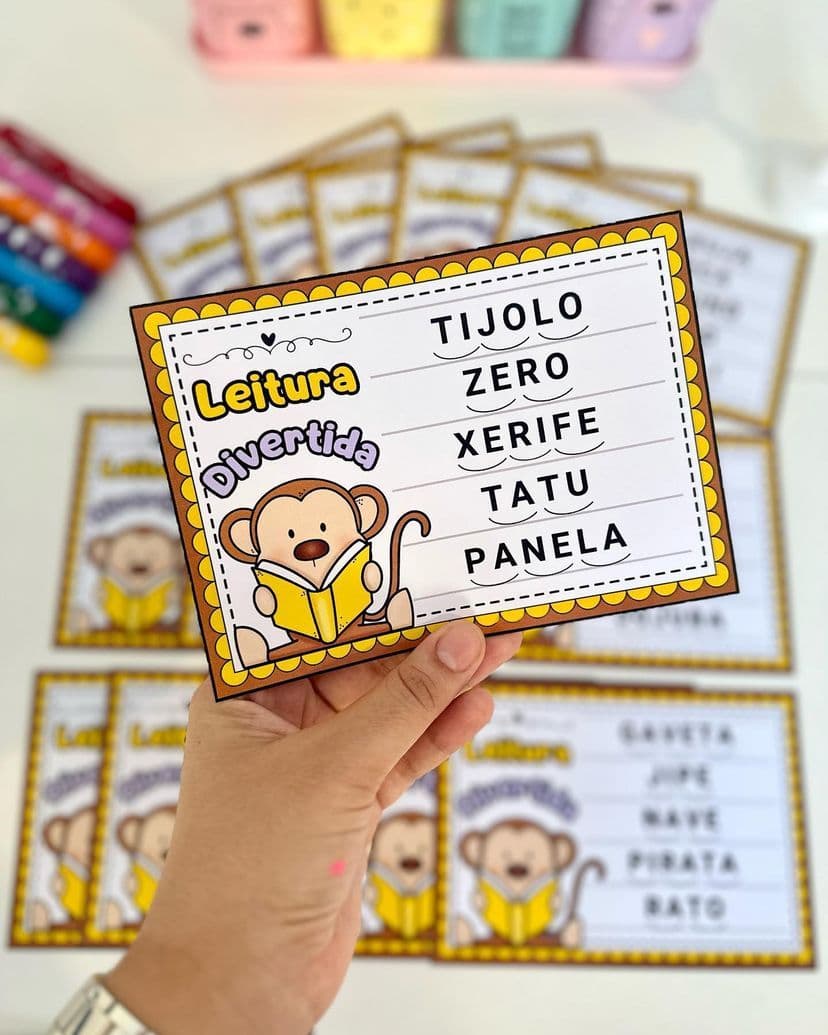 FICHAS LEITURA DIVERTIDA