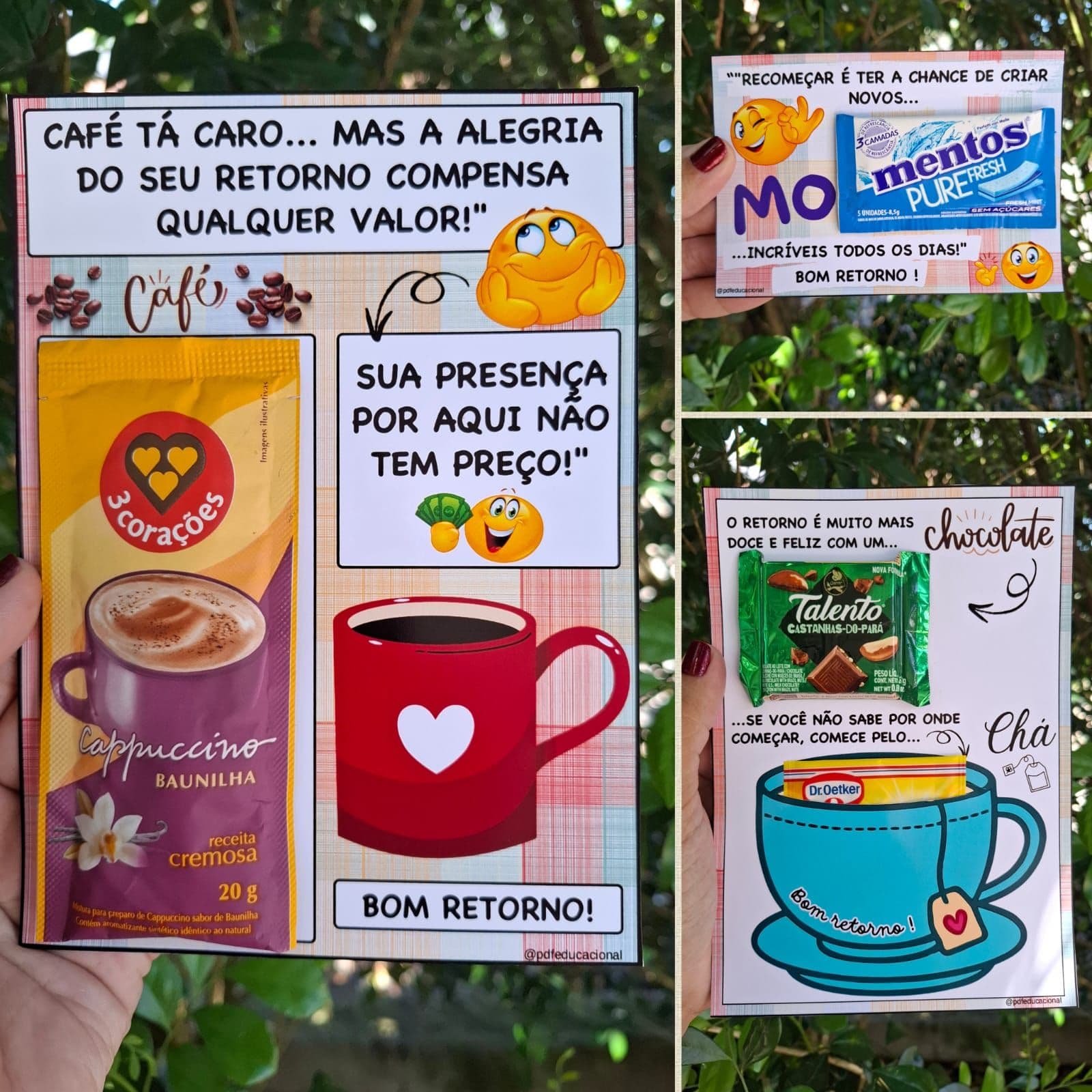#1 – CARTÕES VOLTA ÀS AULAS EQUIPE PEDAGÓGICA