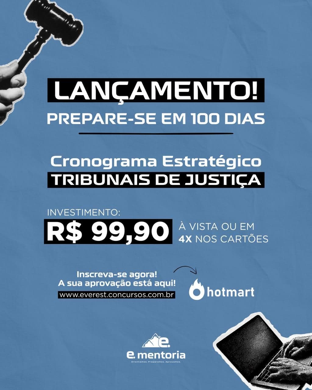MENTORIA TRIBUNAIS | 100 DIAS | @E.MENTORIA