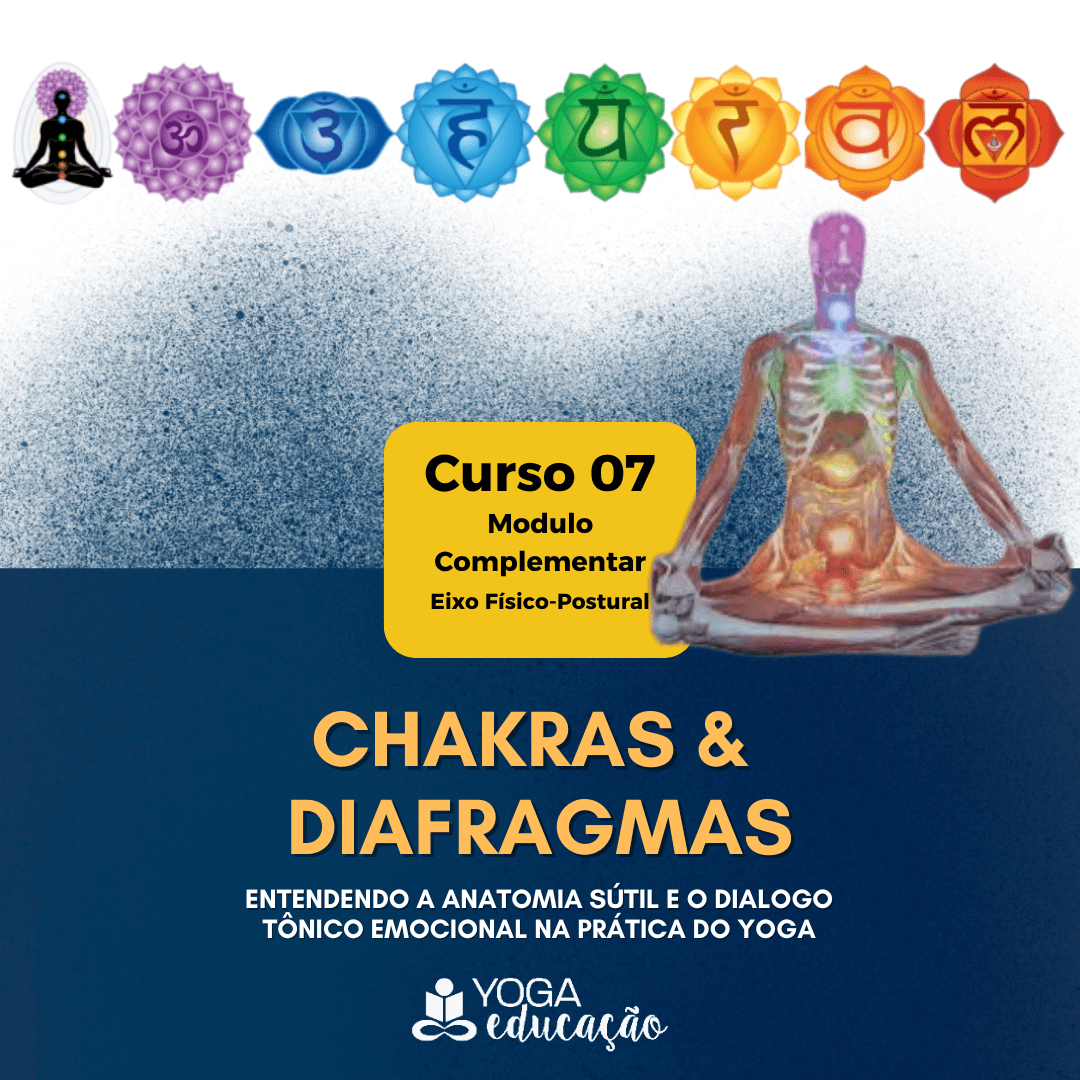 Curso 07 - CHAKRAS & DIAFRAGMAS - Entendendo a Anatomia sútil e o dialogo tônico emocional na prática do Yoga - @yogaeduc