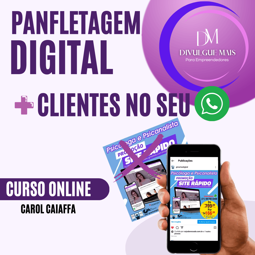 Panfletagem Digital e Whatsapp Magnético