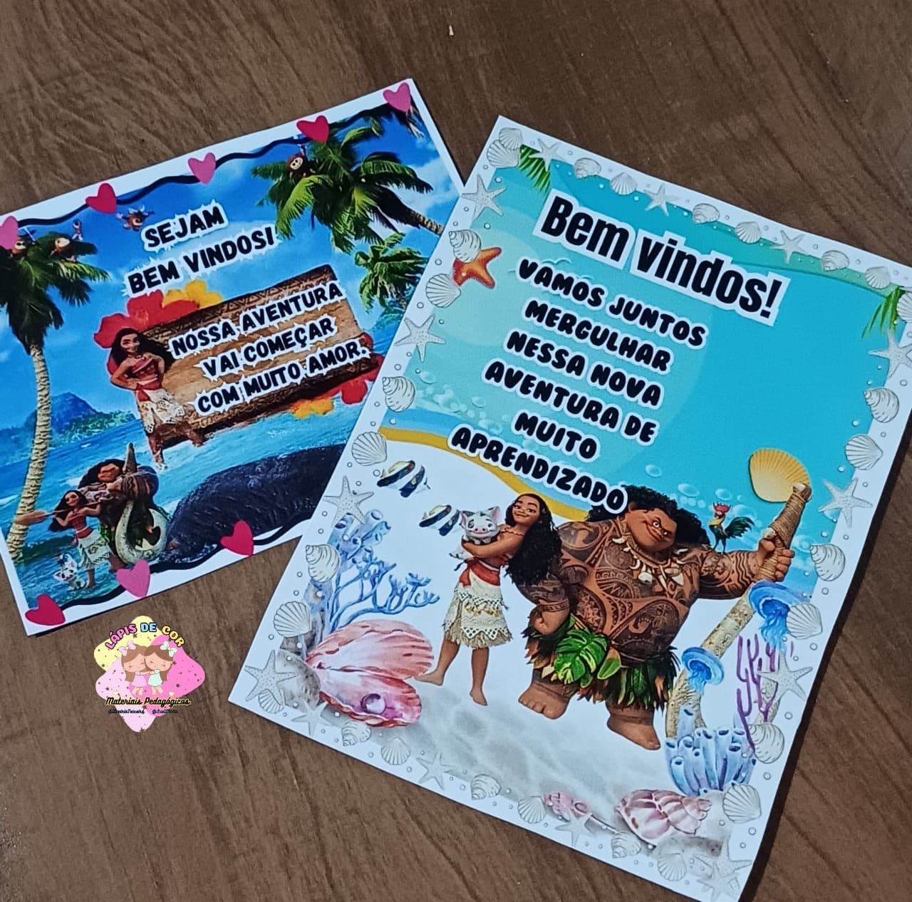 🩵Lembrancinha voltar as aulas moana 🩵
