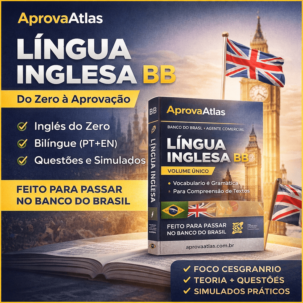 AprovaAtlas: Inglês BB – Do Zero à Aprovação