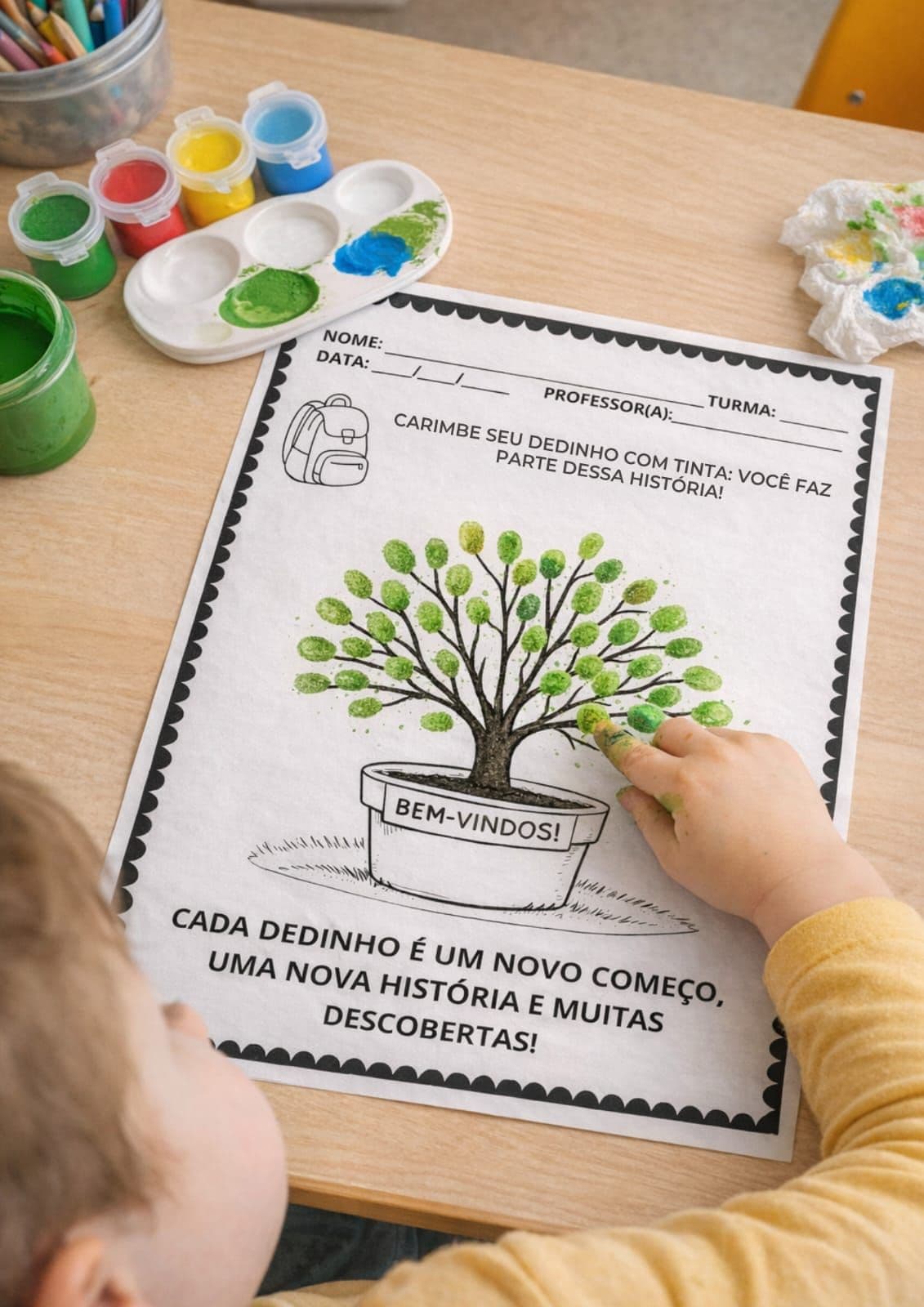 CARIMBO DE DEDINHOS – VOLTA ÀS AULAS