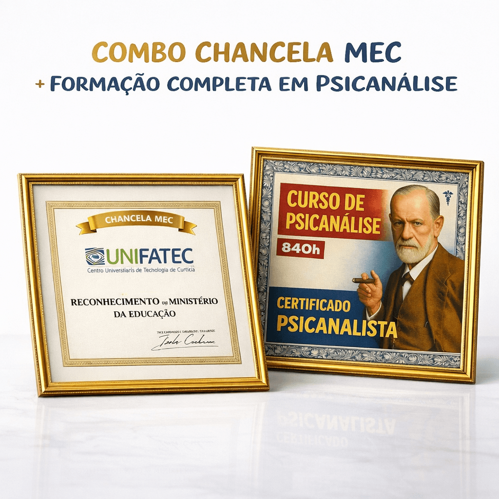 🎓🚀 Formação em Psicanálise Completo + Chancela MEC