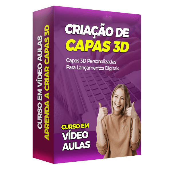 Curso criação de capas 3D personalizadas