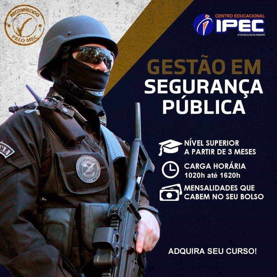 Curso Superior Sequencial de Gestão em Segurança Pública