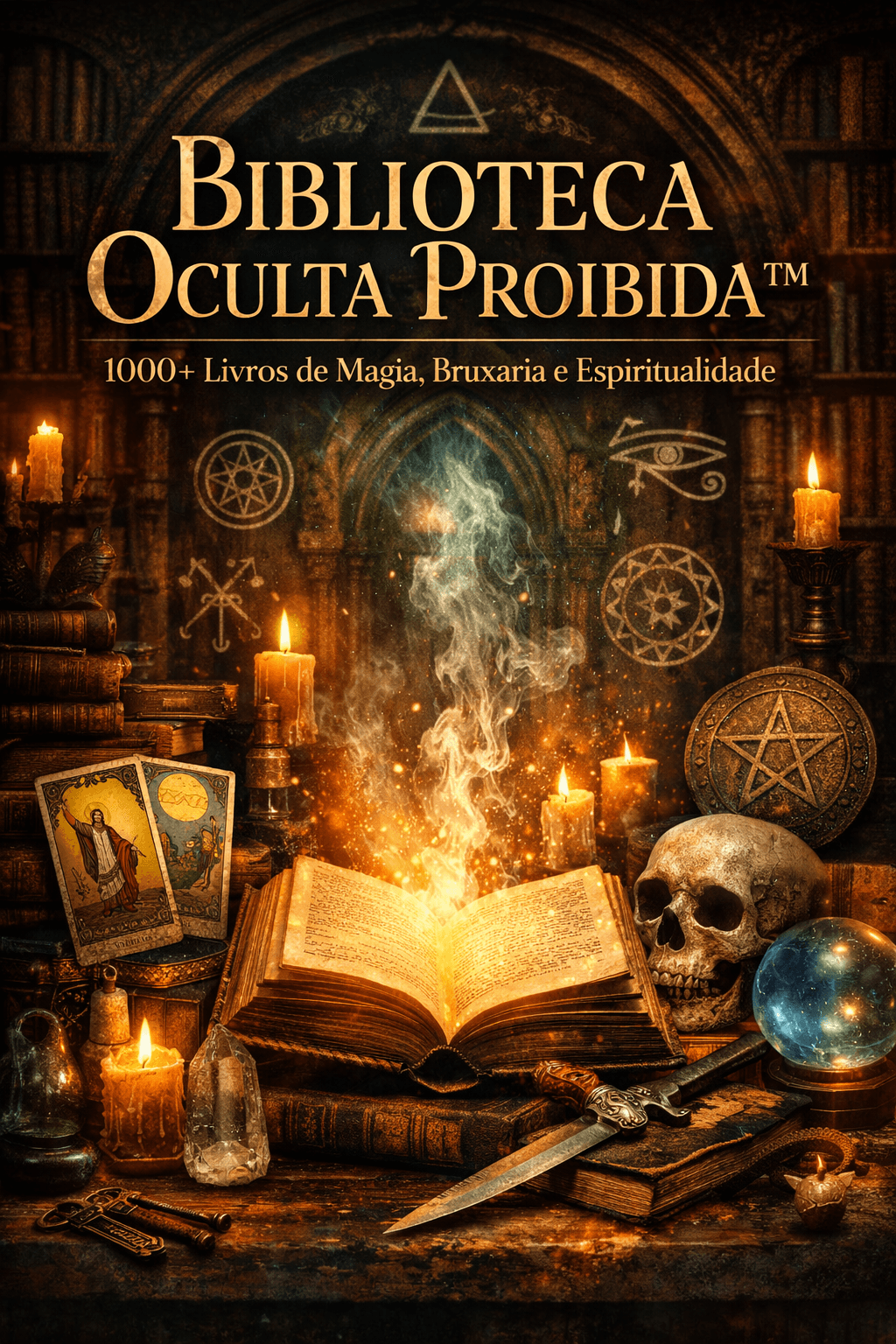 Mega Biblioteca Esotérica: 300+ Livros de Magia, Bruxaria e Ocultismo
