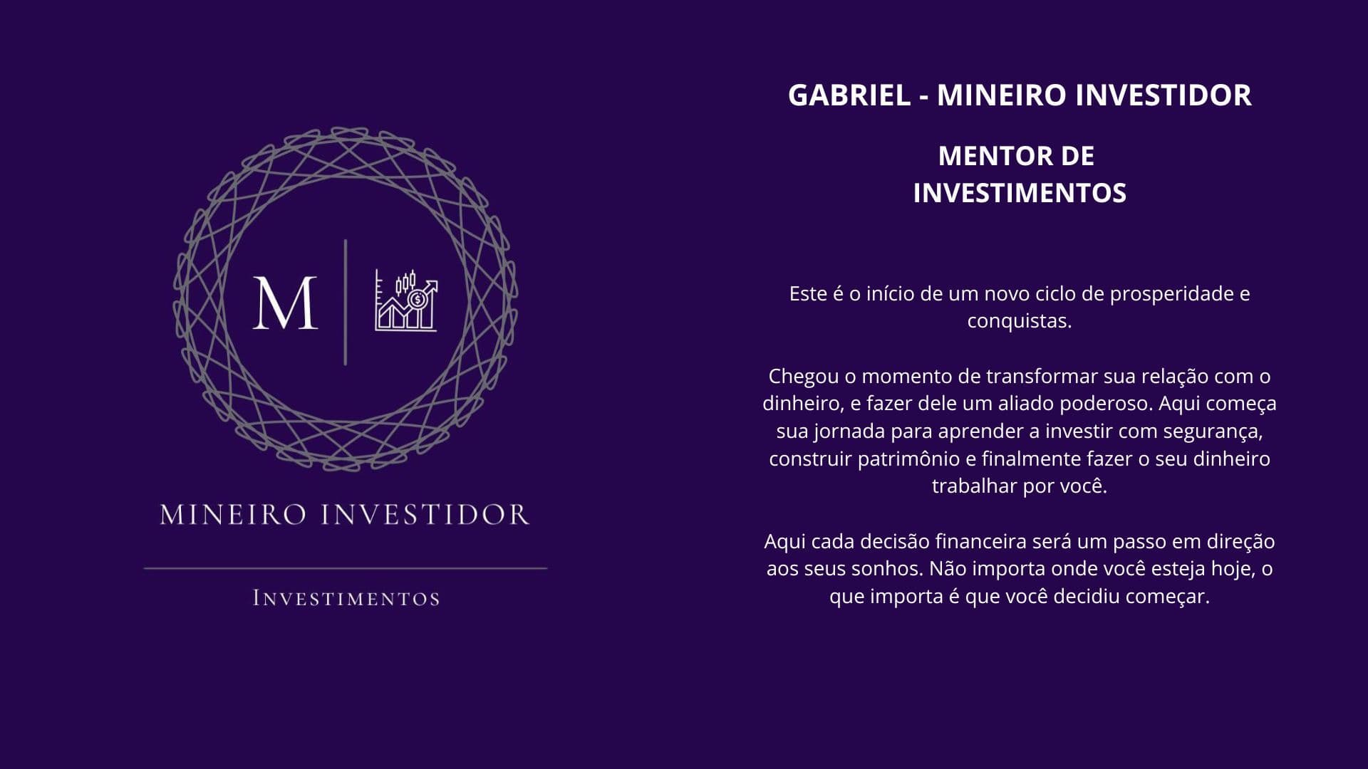 Mentoria MDI - Mineiro Investidor
