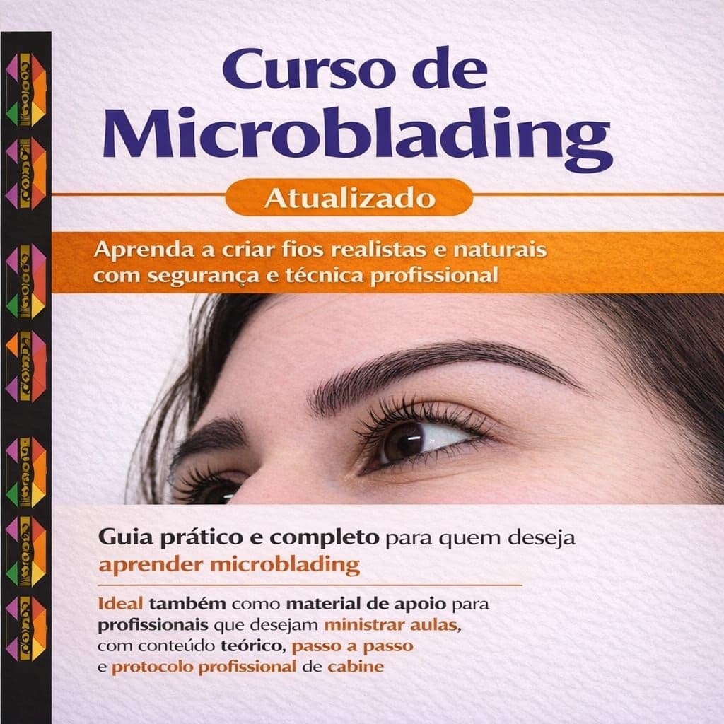Microblading-Apostila Teórica Atualizada de 121 páginas com Exercícios / Guia de Apoio para Aulas