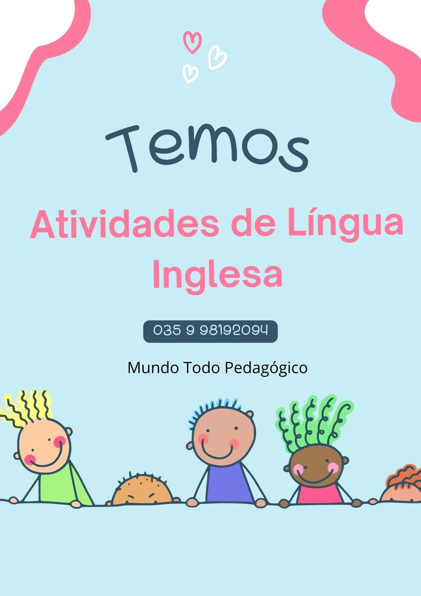 ATIVIDADES PARA AULAS DE LÍNGUA INGLESA