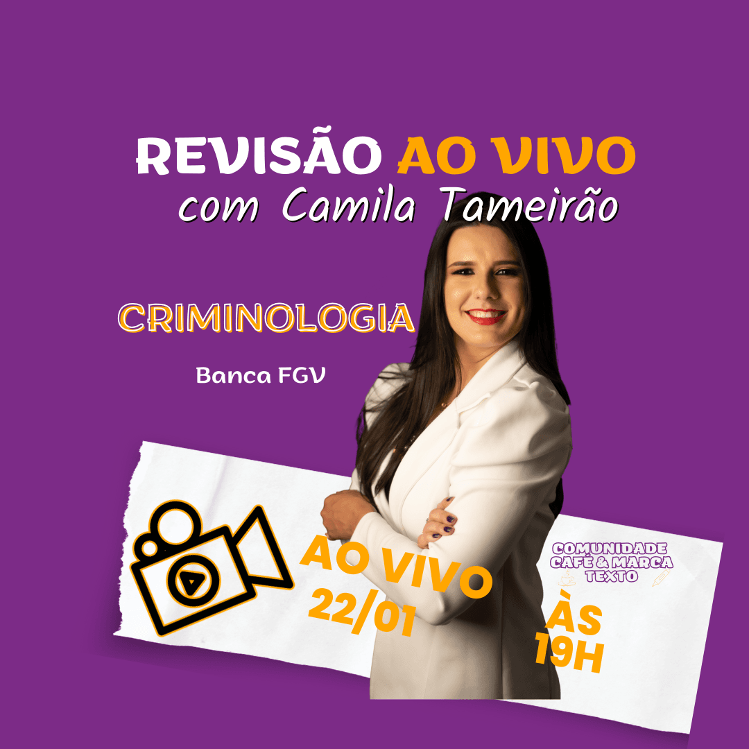 Revisão Criminologia - Concurso PCMG