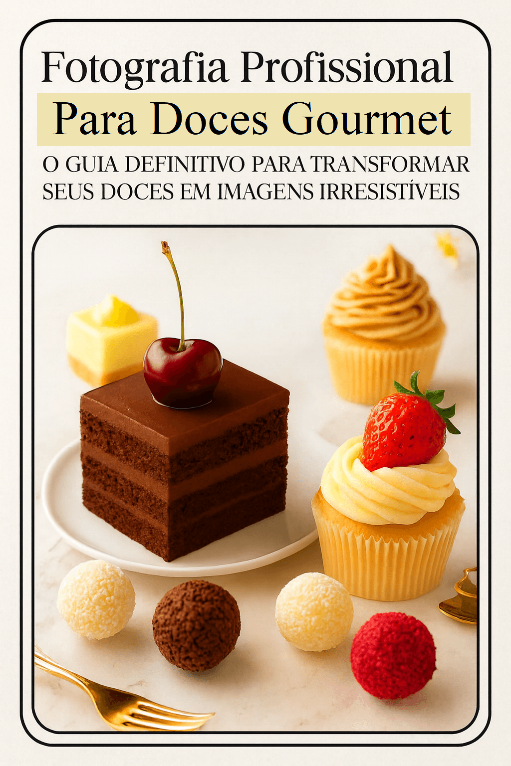 Fotografia Profissional para Doces Gourmet