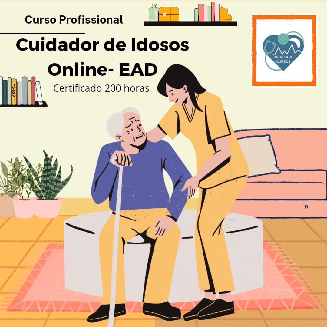 CURSO CUIDADOR DE IDOSOS PROFISSIONAIS -ONLINE