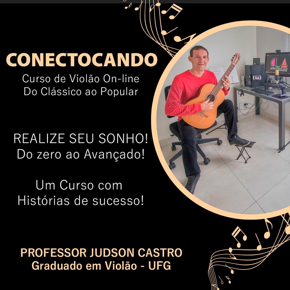 CONECTOCANDO - Curso de Violão (Do Clássico ao Popular)