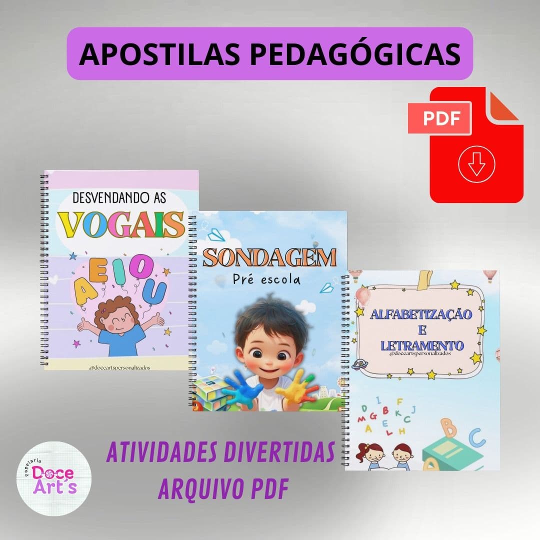 Apostilas Pedagógicas - Educação Infantil e Alfabetização
