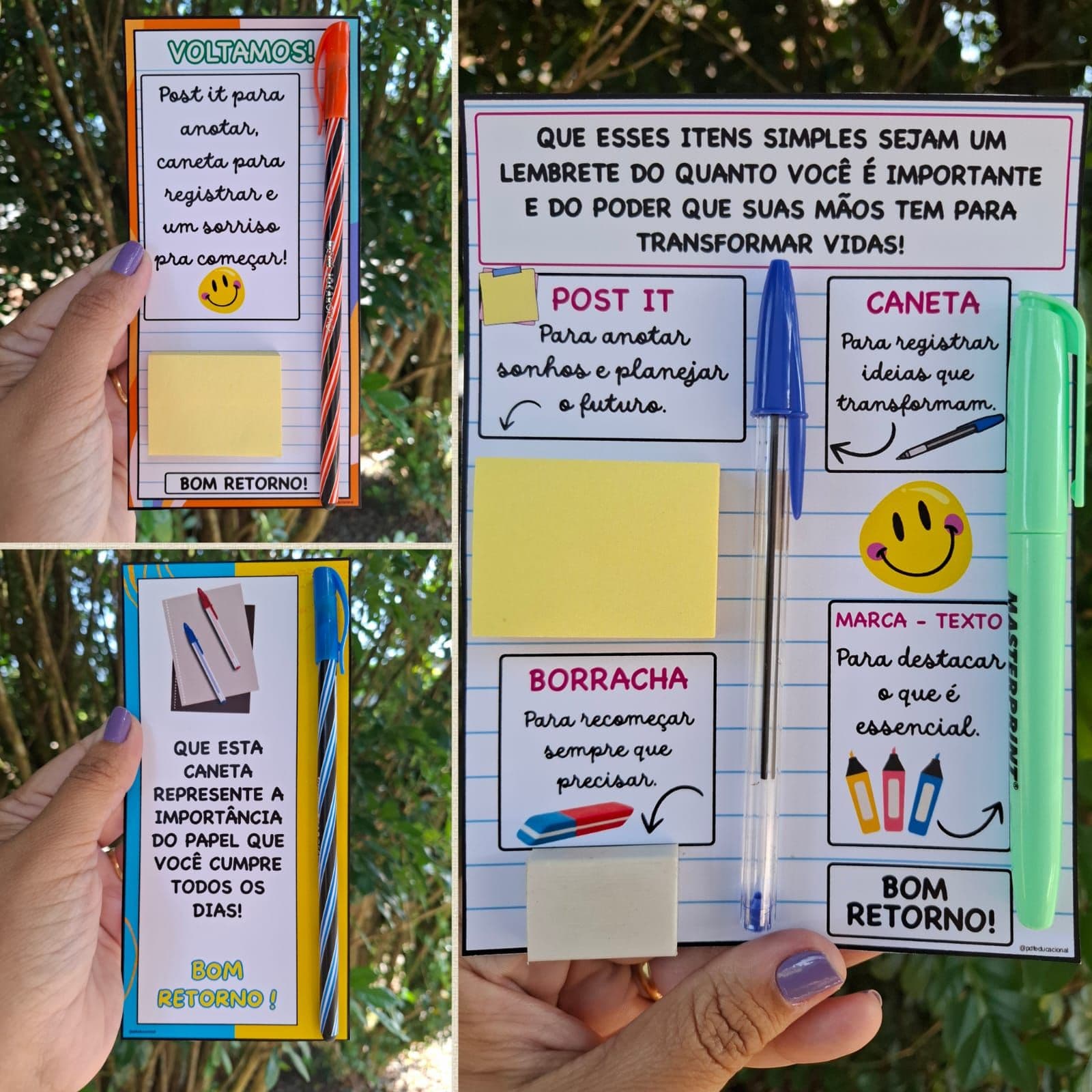#1 CARTÕES VOLTA ÀS AULAS PROFESSORES
