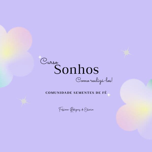 Curso - Sonhos, como realizá-los