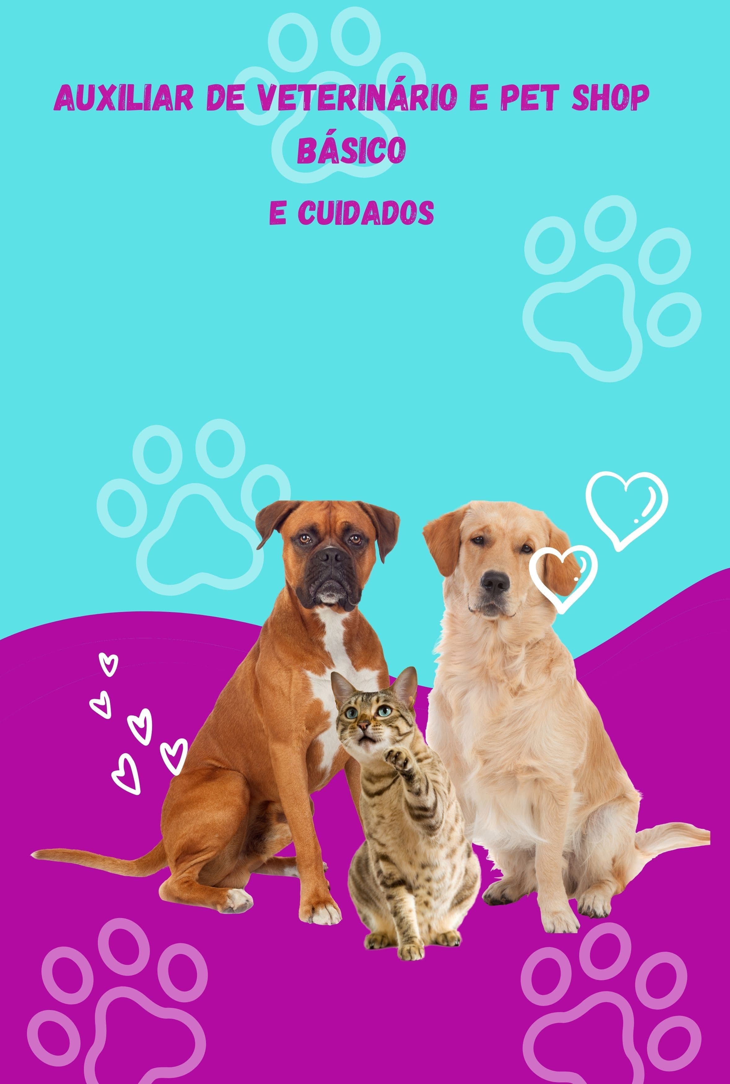 Ebook Auxiliar de Veterinário e Pet Shop Básico e cuidados