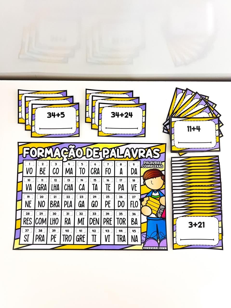 ✏️🧩 Fichas de Formação de Palavras – Sílabas Complexas 🗣️📖