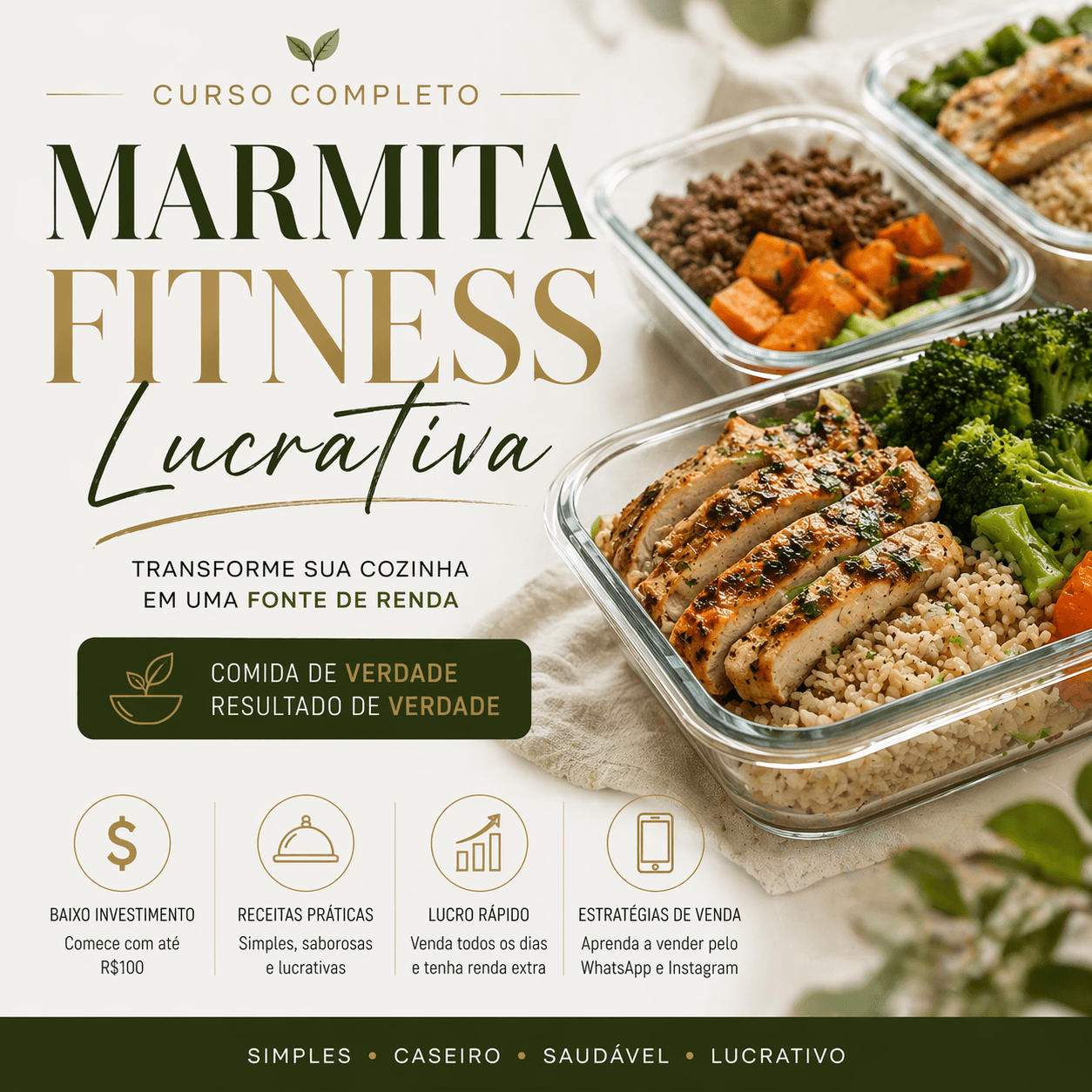 Marmitas Fitness lucrativas