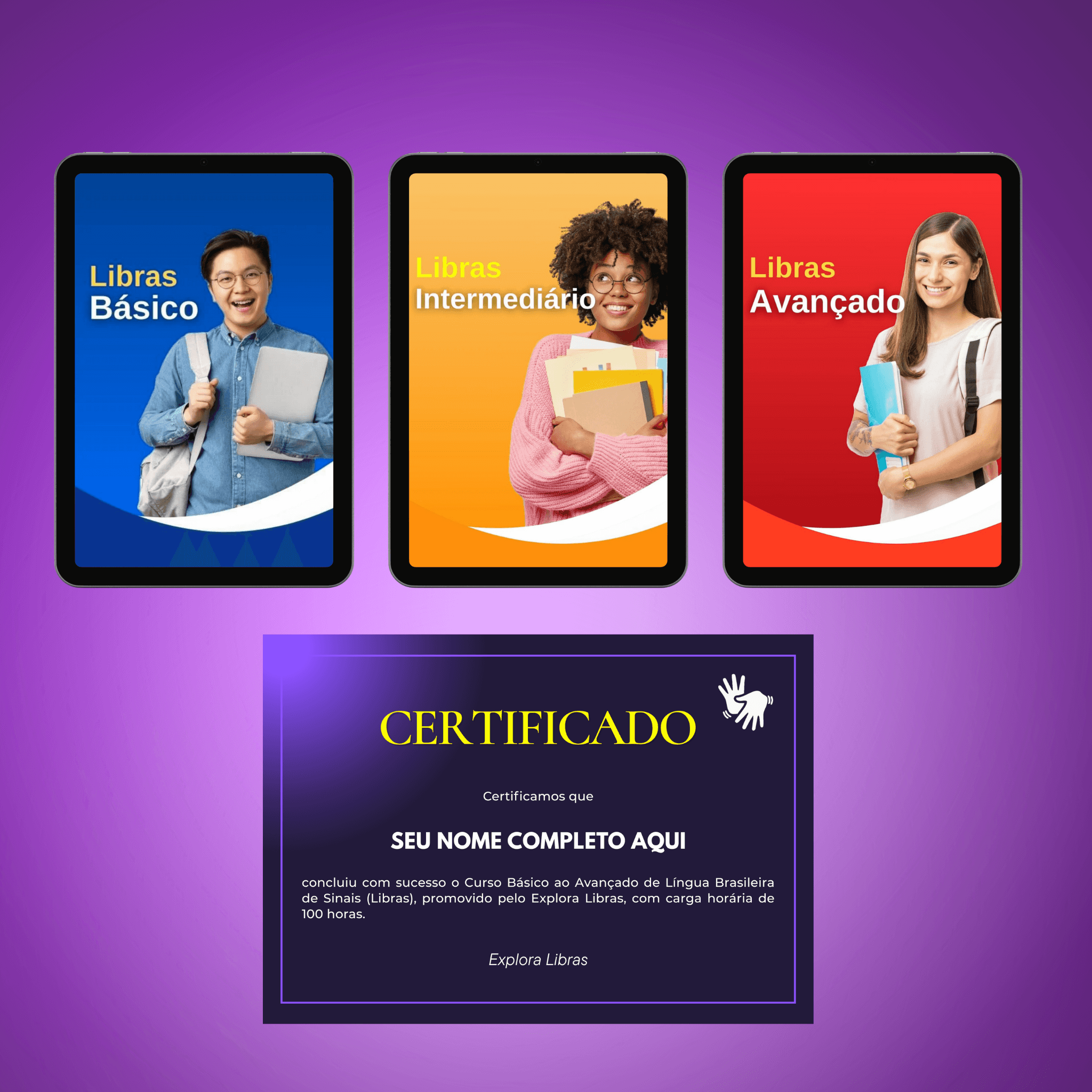 Curso de Libras: Do Básico ao Avançado + Certificado Digital