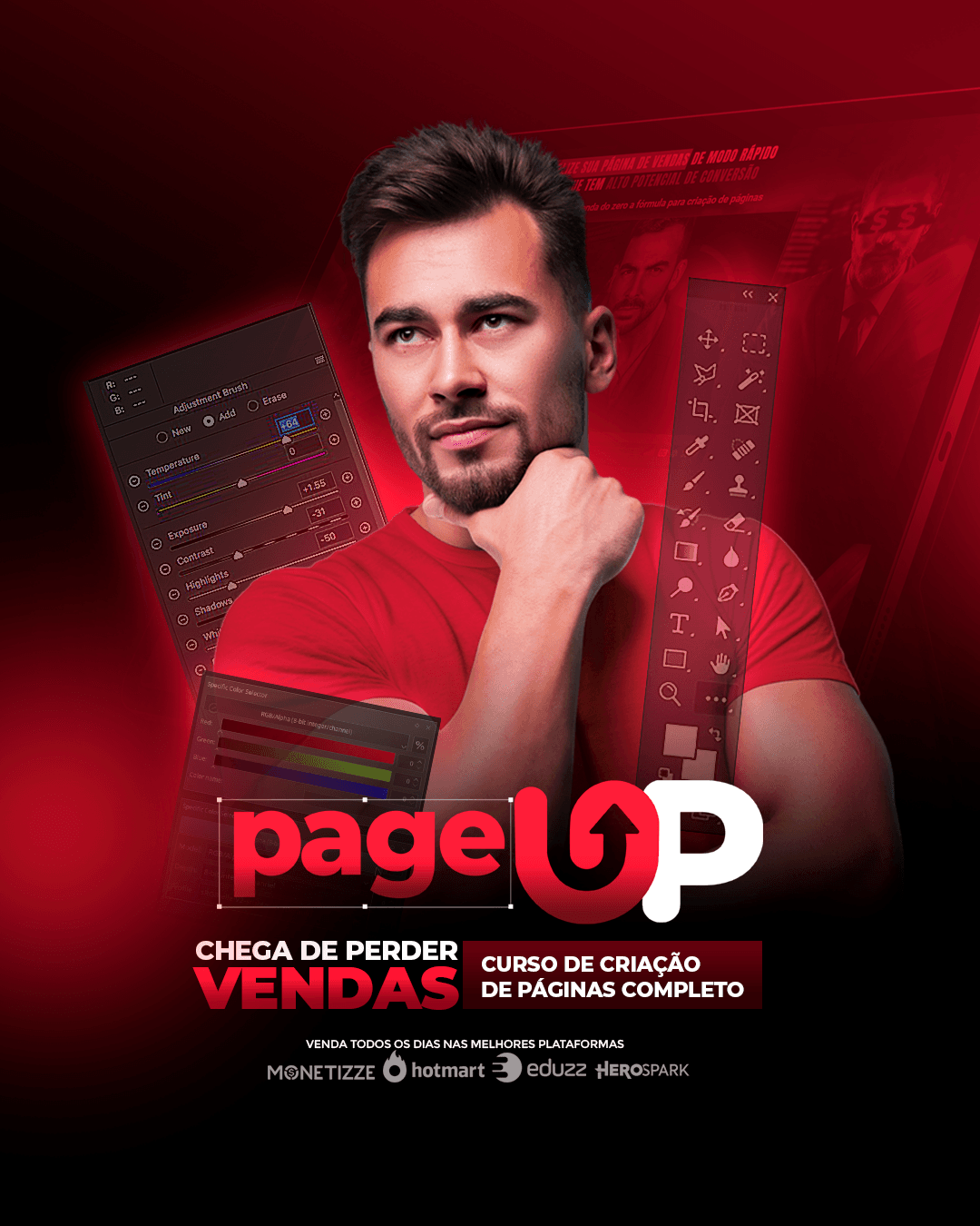 Page Up - Aprenda a Criar Páginas de Alta Conversão em Poucos Cliques - Não Precisa Ter Conhecimento em Design