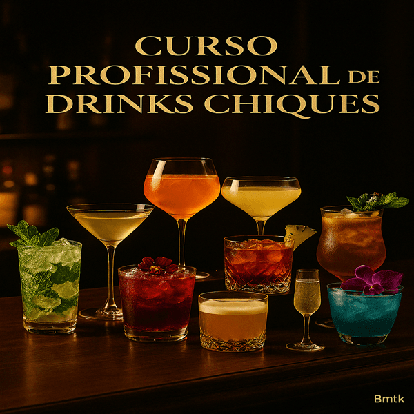 Curso Profissional de Drinks Chiques – Edição Premium