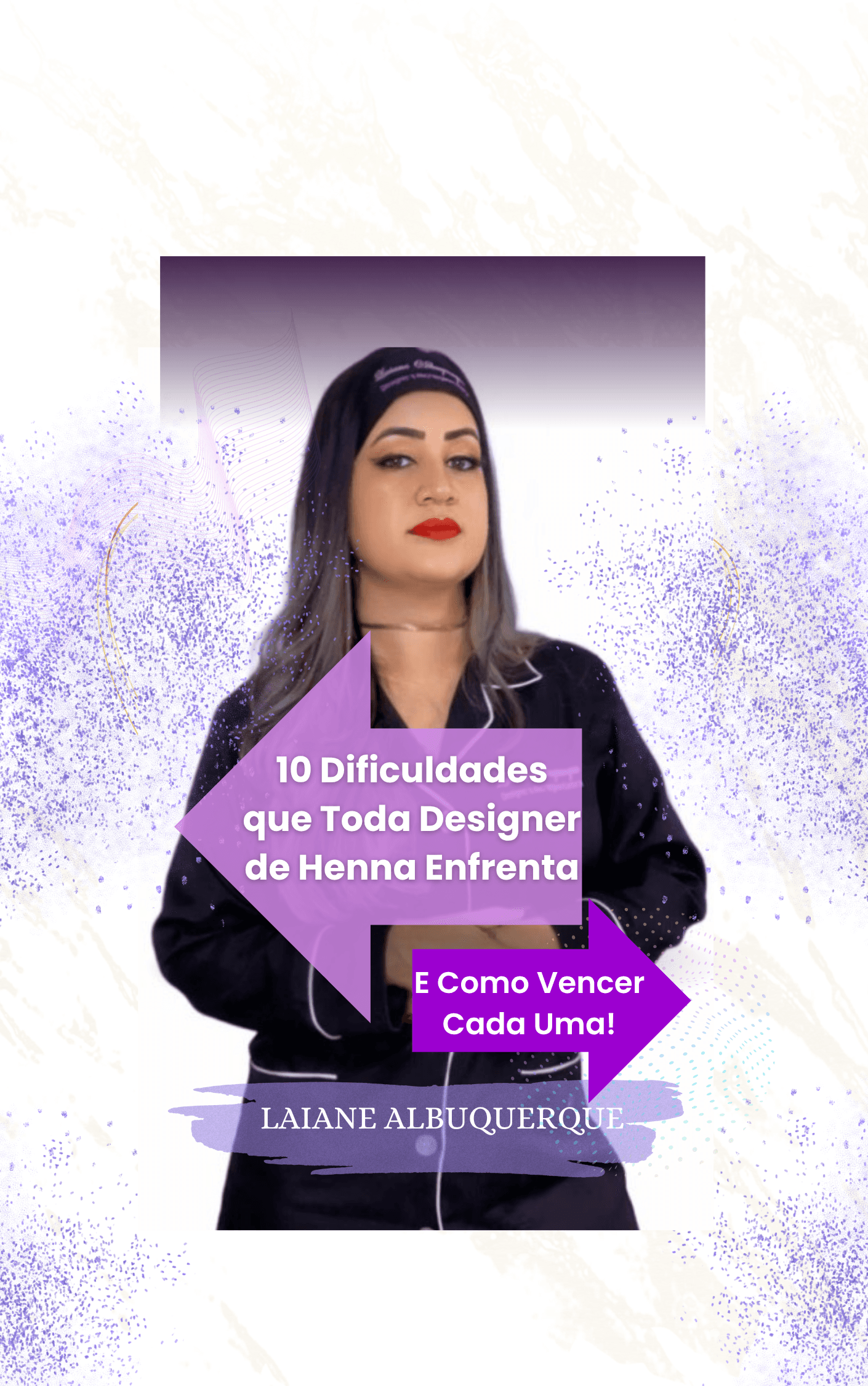 Design de sobrancelha com henna