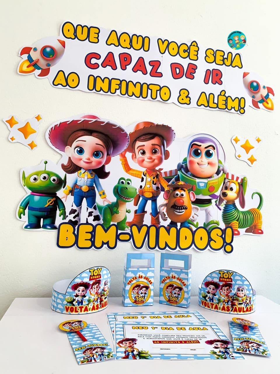 Kit voltas aulas tema Toy Story