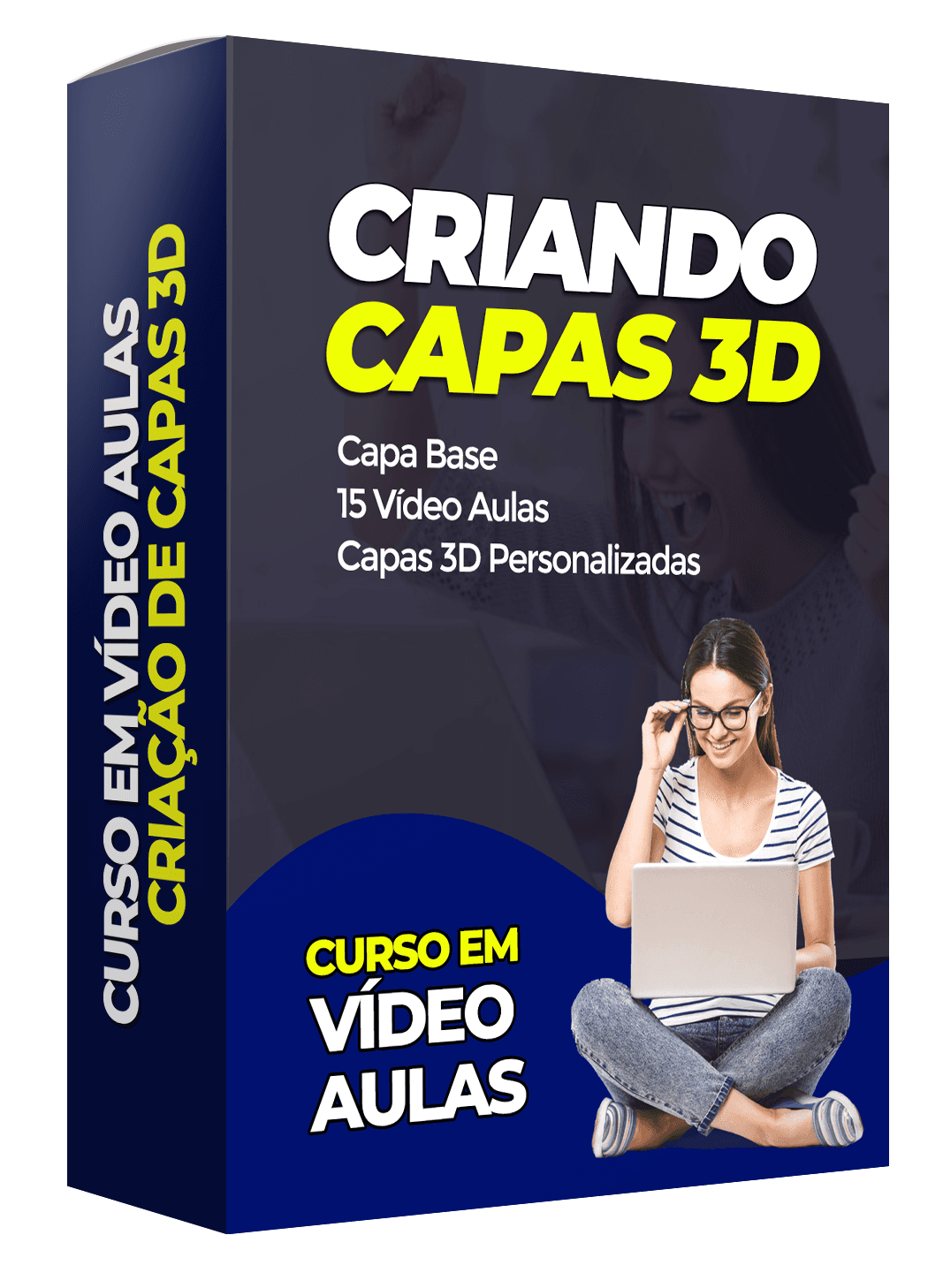 Curso Criação de Capas 3D Em Vídeo Aulas!