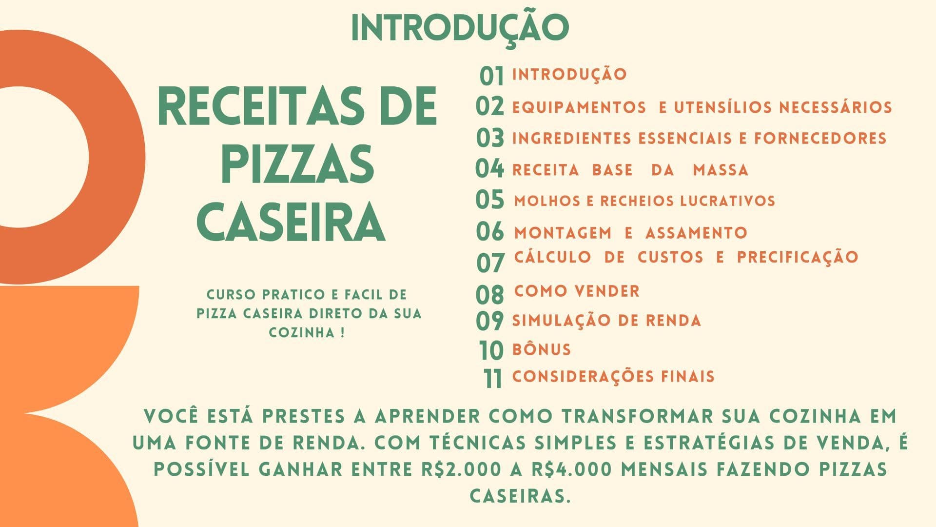 curso online de pizza caseira direto da cozinha de casa