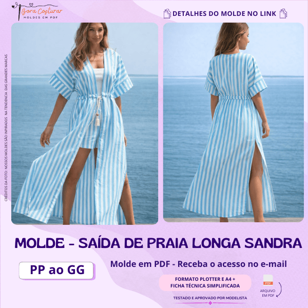 Molde Saída de Praia Longa