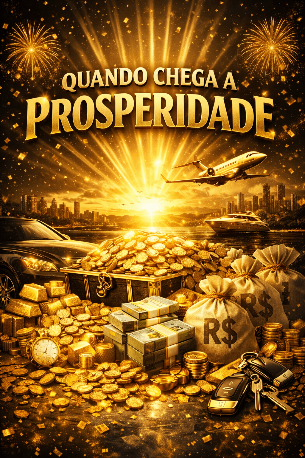 QUANDO CHEGA A PROSPERIDADE O Caminho Real Para Crescimento, Riqueza e Transformação Pessoal