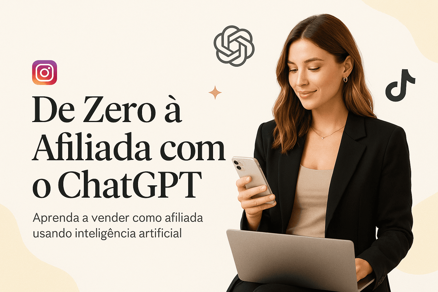 De Zero à Afiliada com o ChatGPT