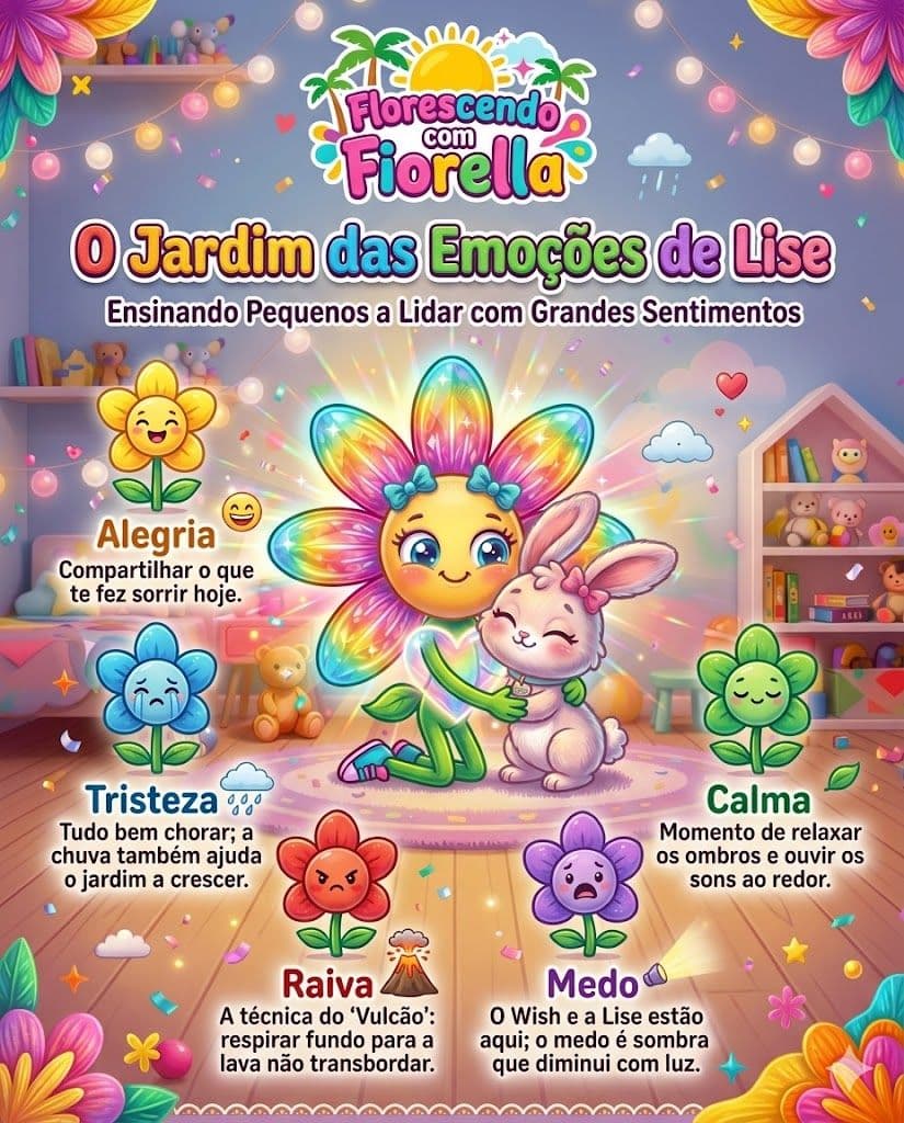 O Jardim das Emoções: Ensinando Pequenos a Lidar com Grandes Sentimentos