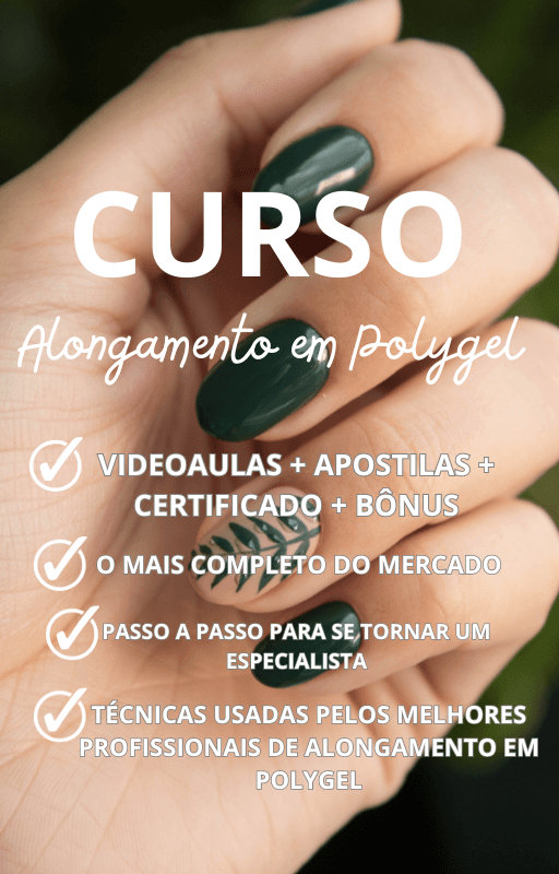 Curso de Alongamento em Polygel + Bônus Mega Surpresa