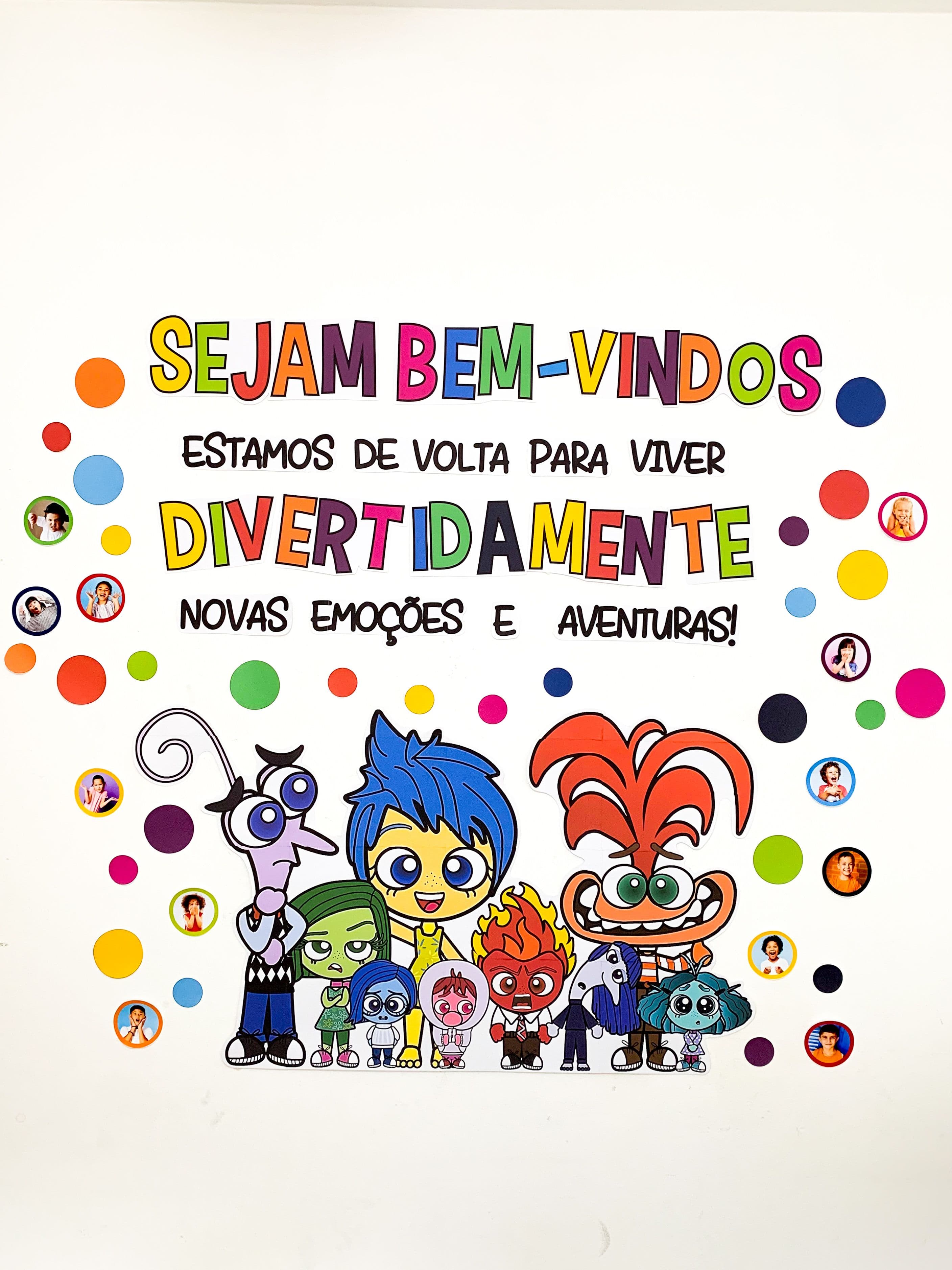 Painel Volta às Aulas Divertidamente