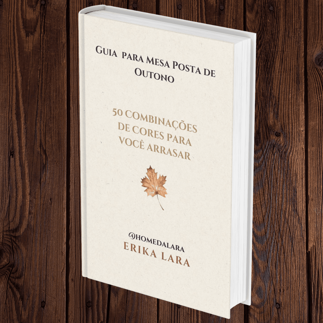 Guia para mesa posta de outono - 50 combinações de cores
