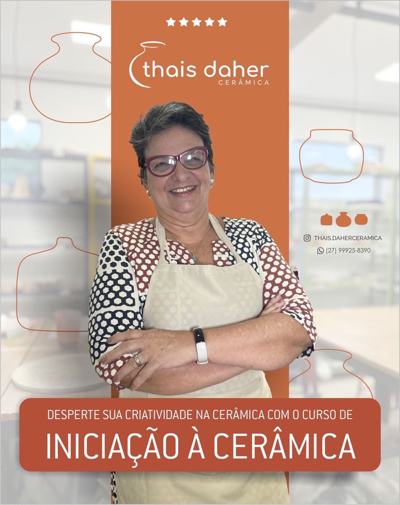 CURSO DE INICIAÇÃO À CERÂMICA
