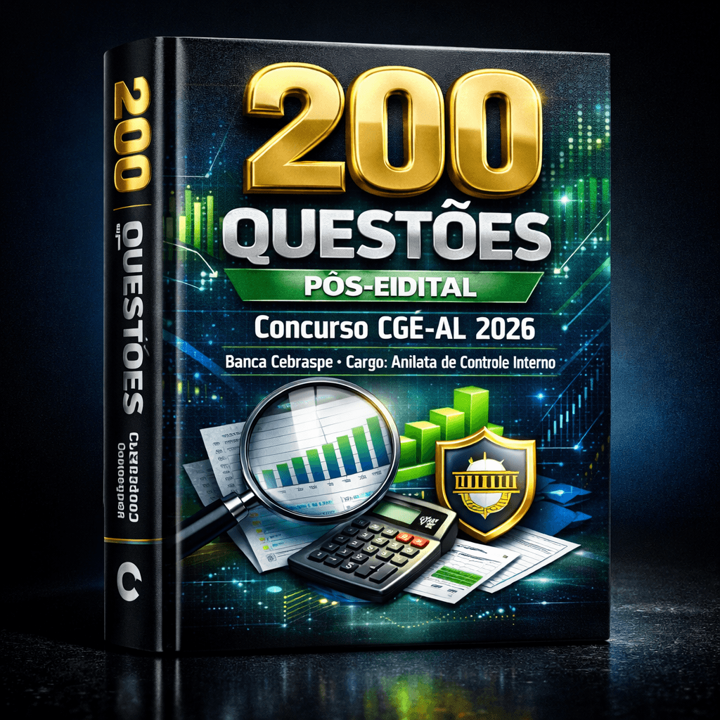 200 Questões Pós-Edital – Concurso CGE-AL 2026 – Banca Cebraspe – Cargo: Analista de Controle Interno – História e Geografia de Alagoas