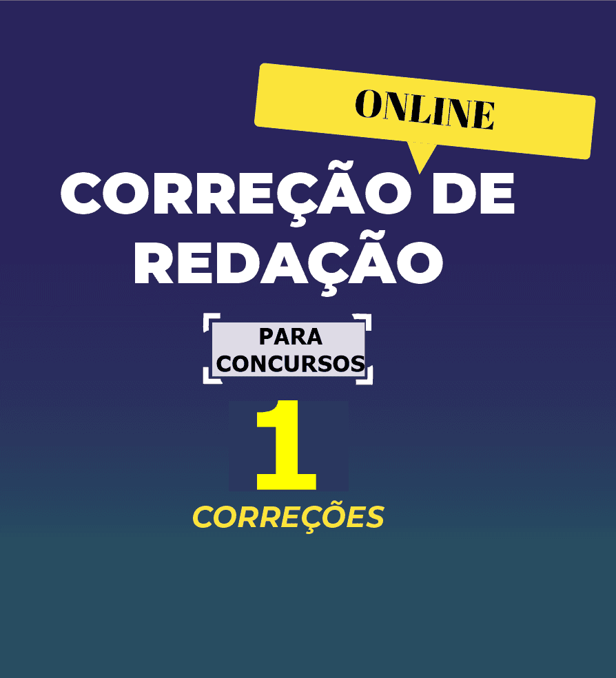 Correção de redação para concurso "1 redação"