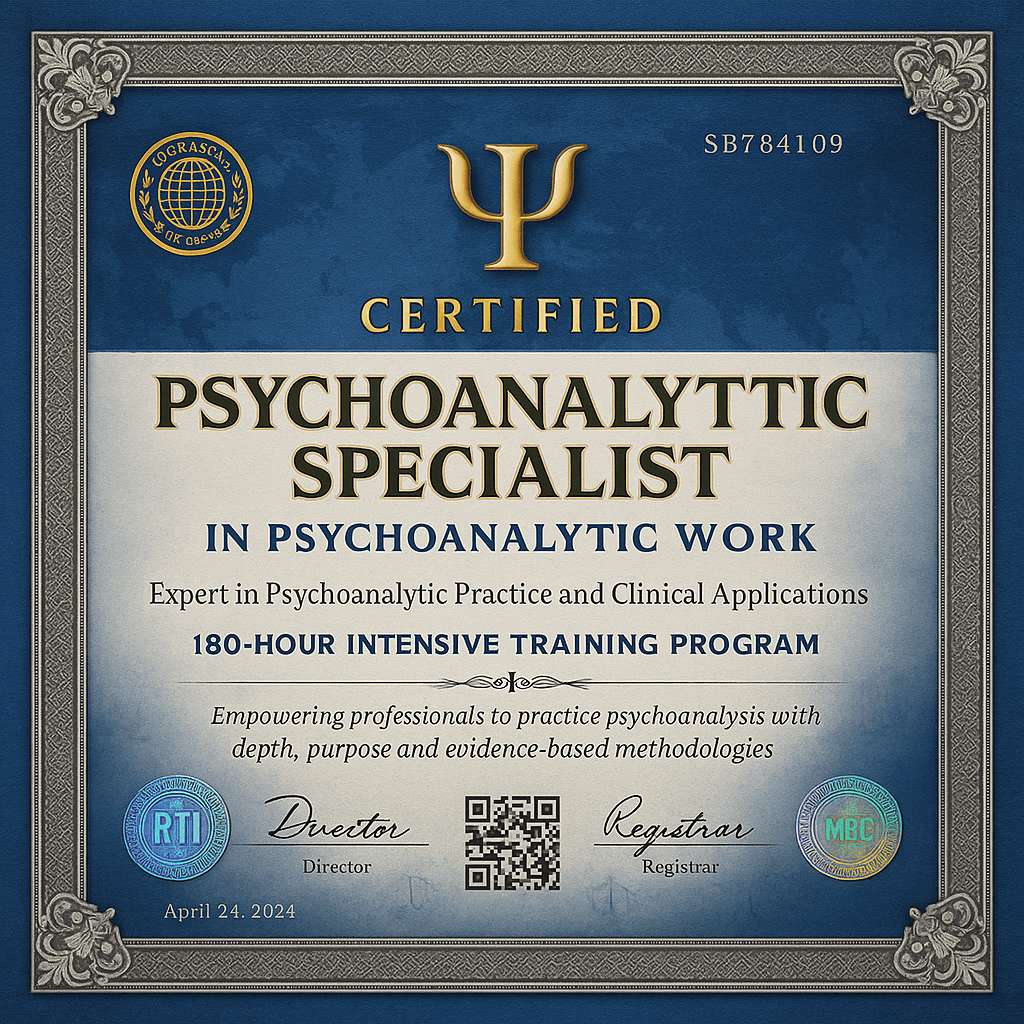 ⚠️ ULTIMA DIA! ⚠️ Formação Trabalho Psicanalítico - Psicanalista + Livro + Registro Profissional + Crachá Digital + Mapas Mentais + Cartilhas + Resumos + Exercícios + Práticas