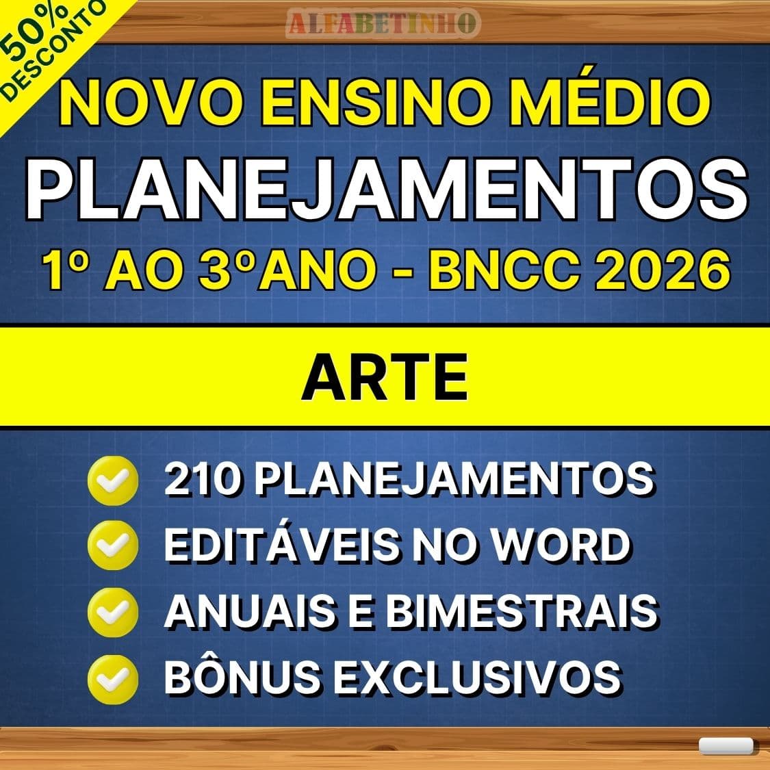 ARTE - Planejamentos - Ensino Médio - BNCC 2026