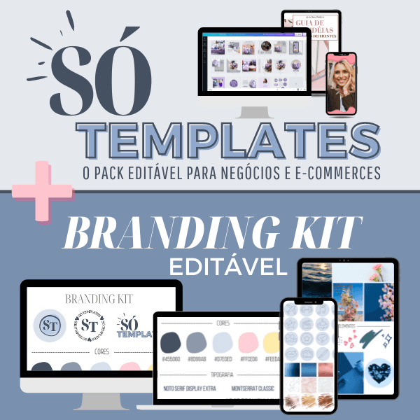 Pack Só Templates + Kit Branding Board