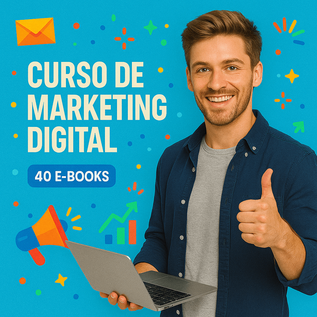 Aprenda a vender online – Curso de Marketing Digital com 40 eBooks
