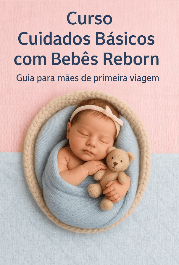 Curso Cuidados Básicos com Bebês Reborn para mães de primeira viagem