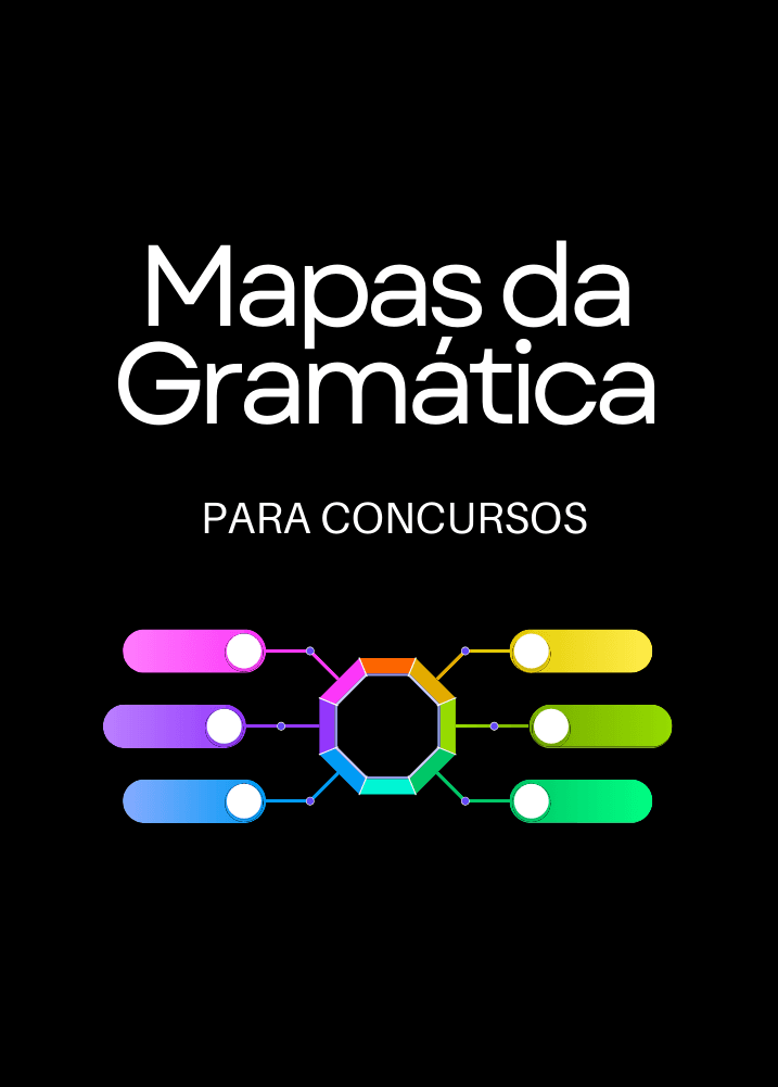 Mapas da Gramática para concurso